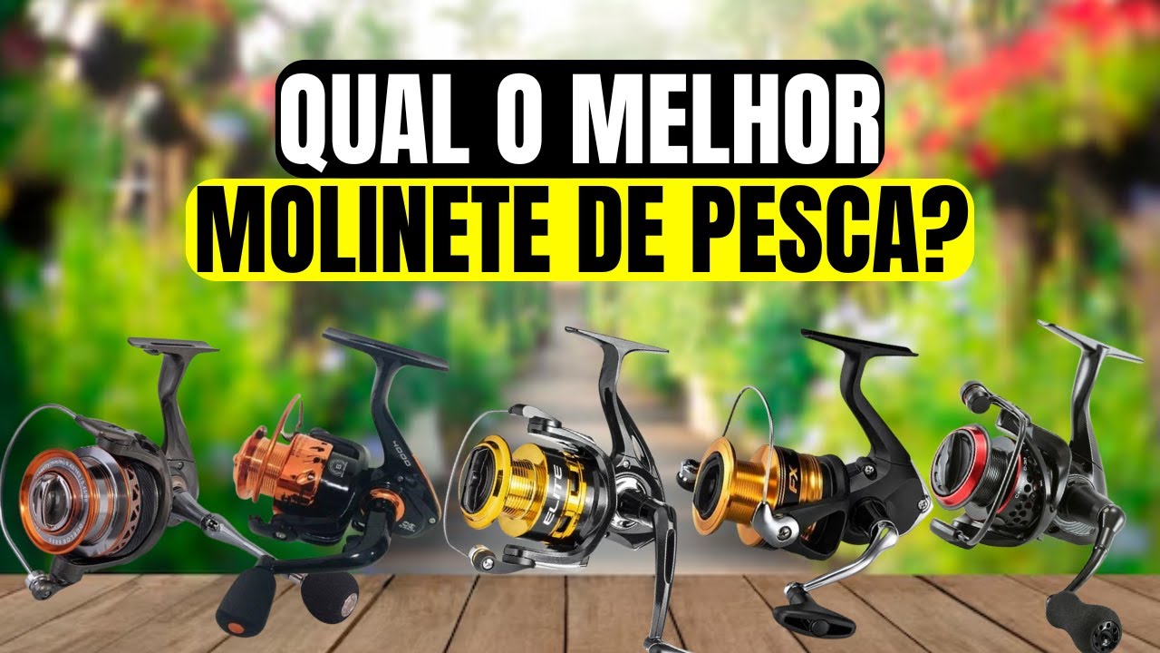 Os 5 Melhores Molinetes de Pesca Custo-benefício em 2026