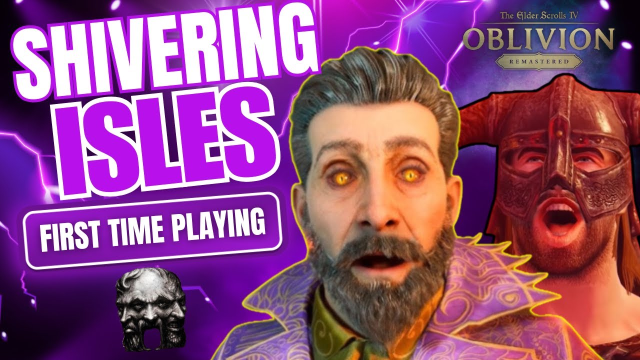 First time EVER playing Shivering Isles as a Skyrim Player (Oblivion Remastered)