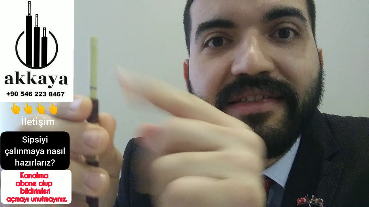 10)Sipsiyi çalınmaya nasıl hazırlarız?