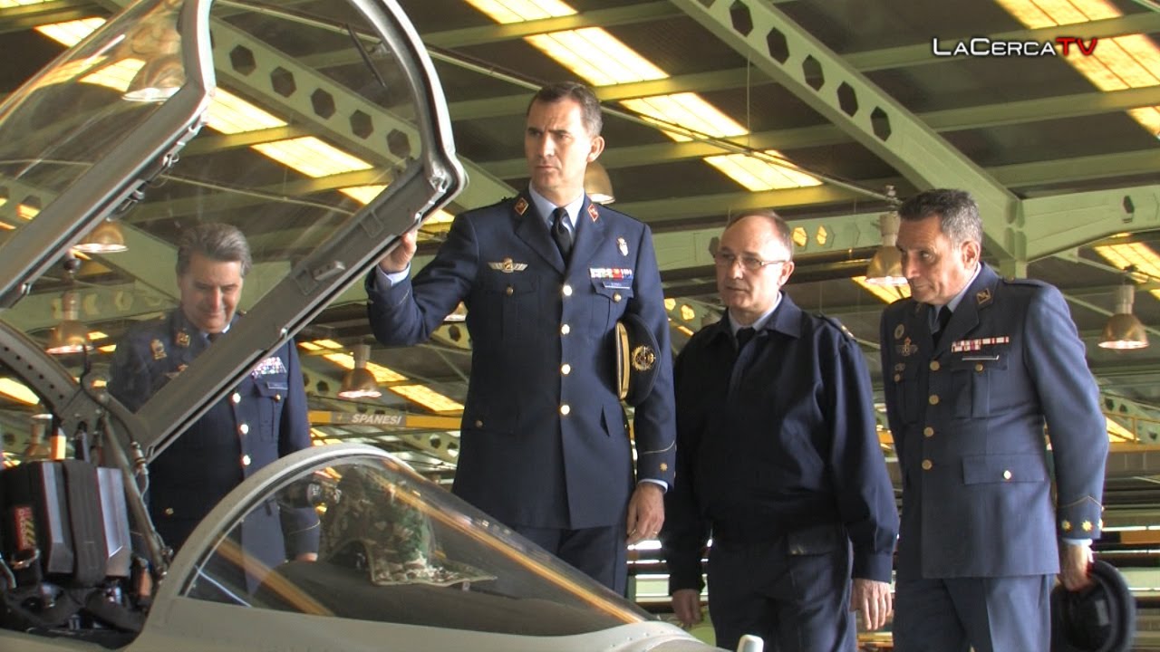 S.A.R. El Príncipe de Asturias visita la Maestranza Aérea de Albacete