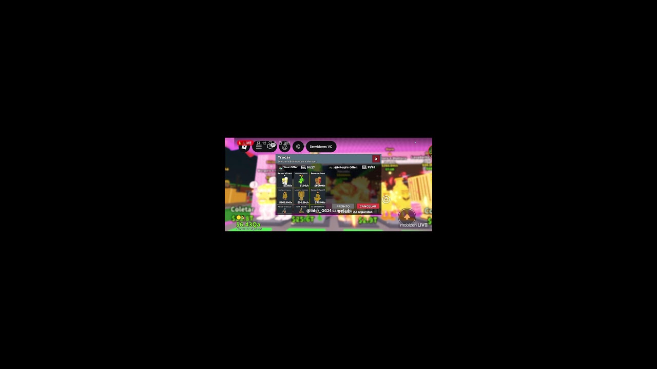 Gui Gamers ao vivo! (Roblox)