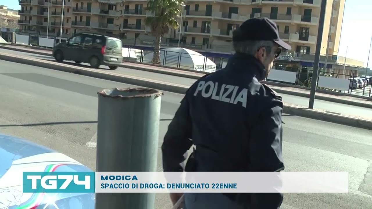 MODICA - SPACCIO DI DROGA: DENUNCIATO 22ENNE
