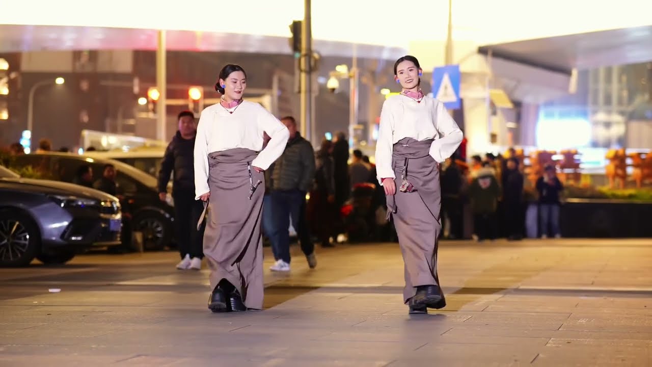 阿坝双子妹《尼玛拉萨》🌹Tibetan dance 💖  tibetan guozhuang dance💖tibetan song💖