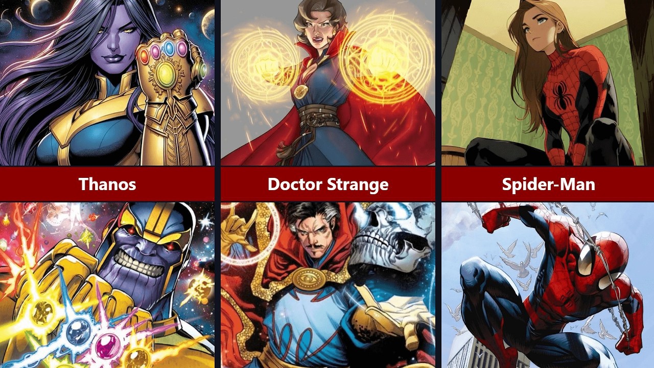 Marvel Characters Gender Swap Version