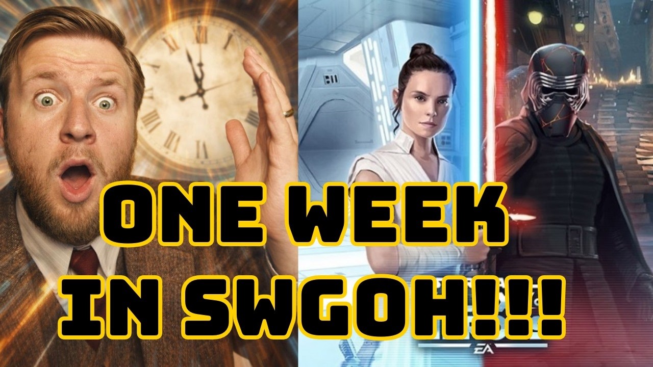 1 Week in Star Wars Galaxy of Heroes!!! Big Progress Update!!!