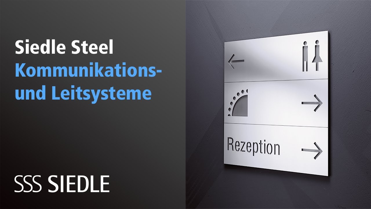 Kommunikations- und Leitsystem Siedle Steel