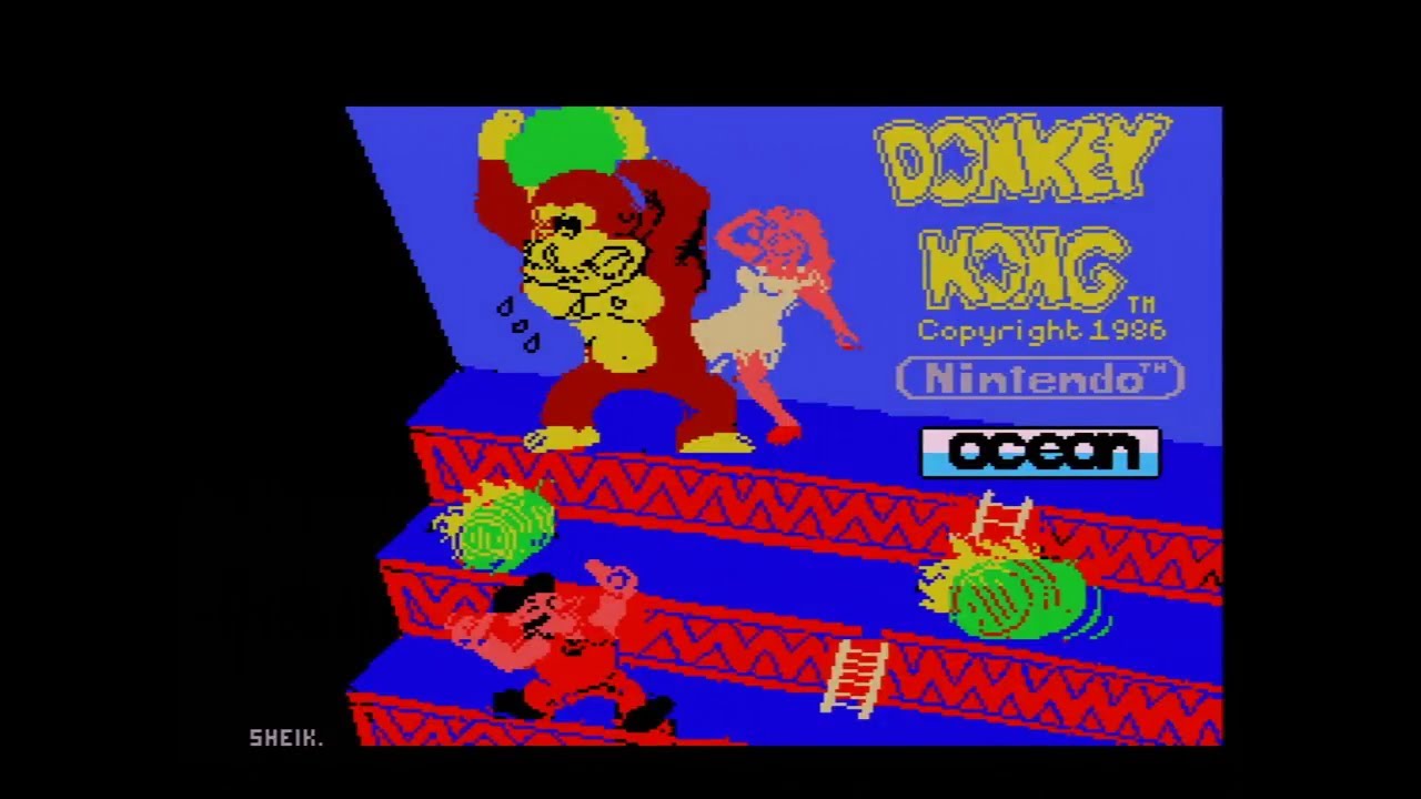 Donkey Kong (MSX)(Ocean Software)(1986)(MSX Turbo R)