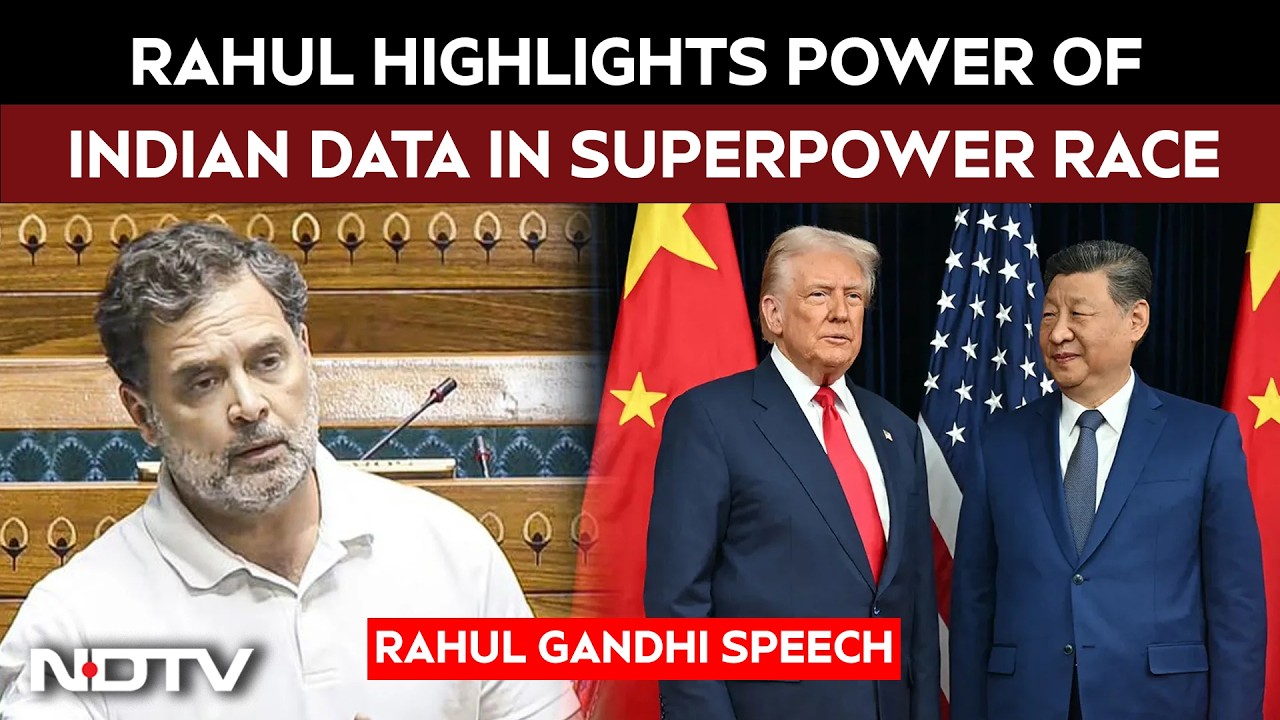 Rahul Gandhi Speech | 'If America Wants To Protect The Dollar, It Needs Indian Data': Rahul Gandhi