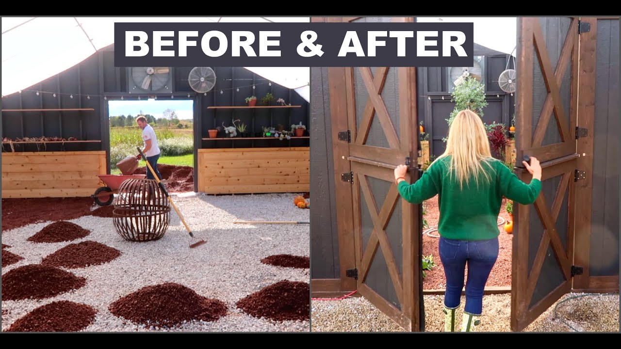 Greenhouse Before & After | Transformation | Winter Sanctuary