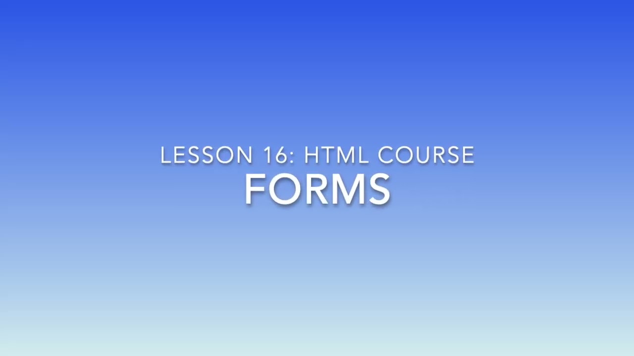 HTML- Canvas, Buttons, and Forms