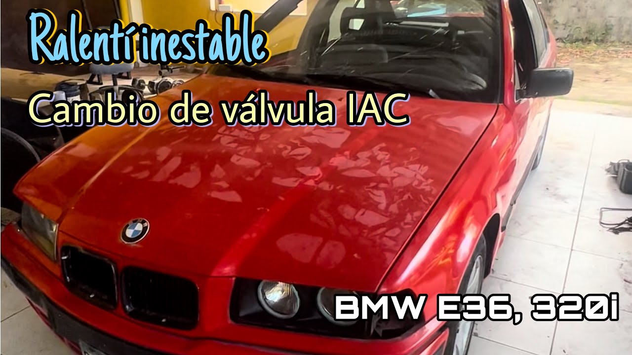 Cómo cambiar la válvula IAC del BMWE36 | Ralentí inestable solucionado ✅
