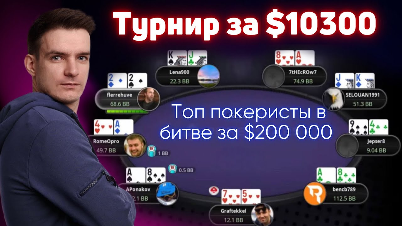 Финальный стол турнира за 10300$: bencb789, Aponakov, RomeoPro, Lena900. Обучение покеру