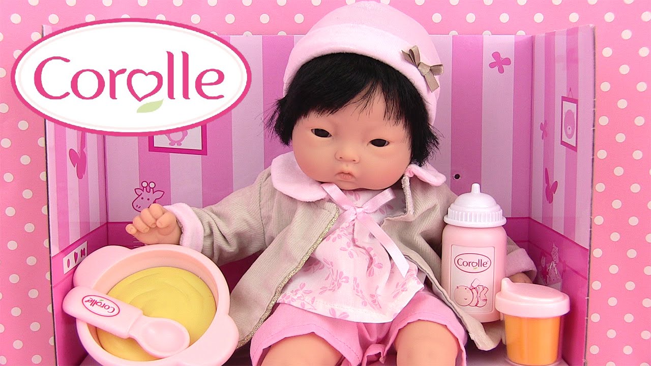 Poupée Corolle Câlin Yang  Mon Premier  Coffret Repas Vêtements Baby Doll Meal