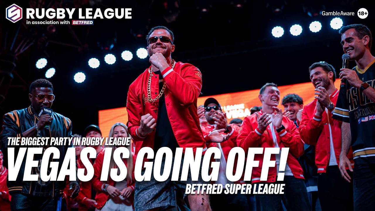 Betfred Super League in Las Vegas | FREMONT STREET WENT OFF!