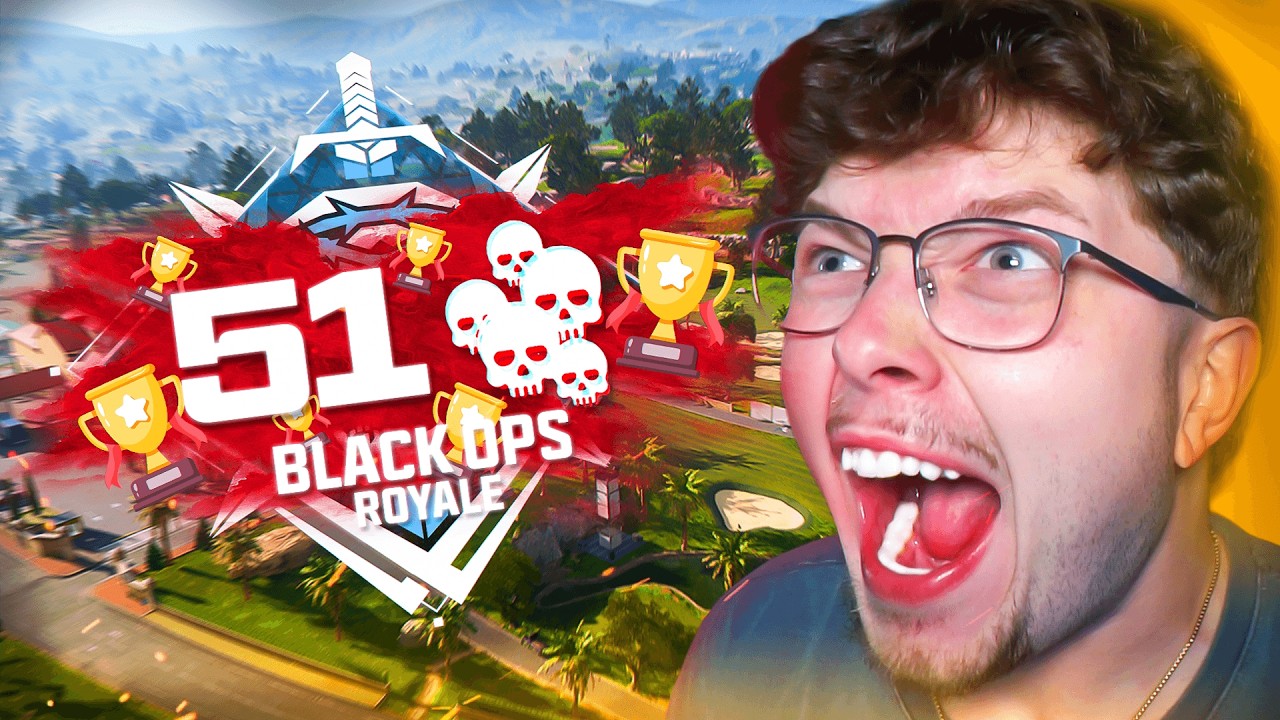 51 KILLS PR SOLO vs QUADS on the NEW WARZONE BLACK OPS ROYALE (Blackout 2)