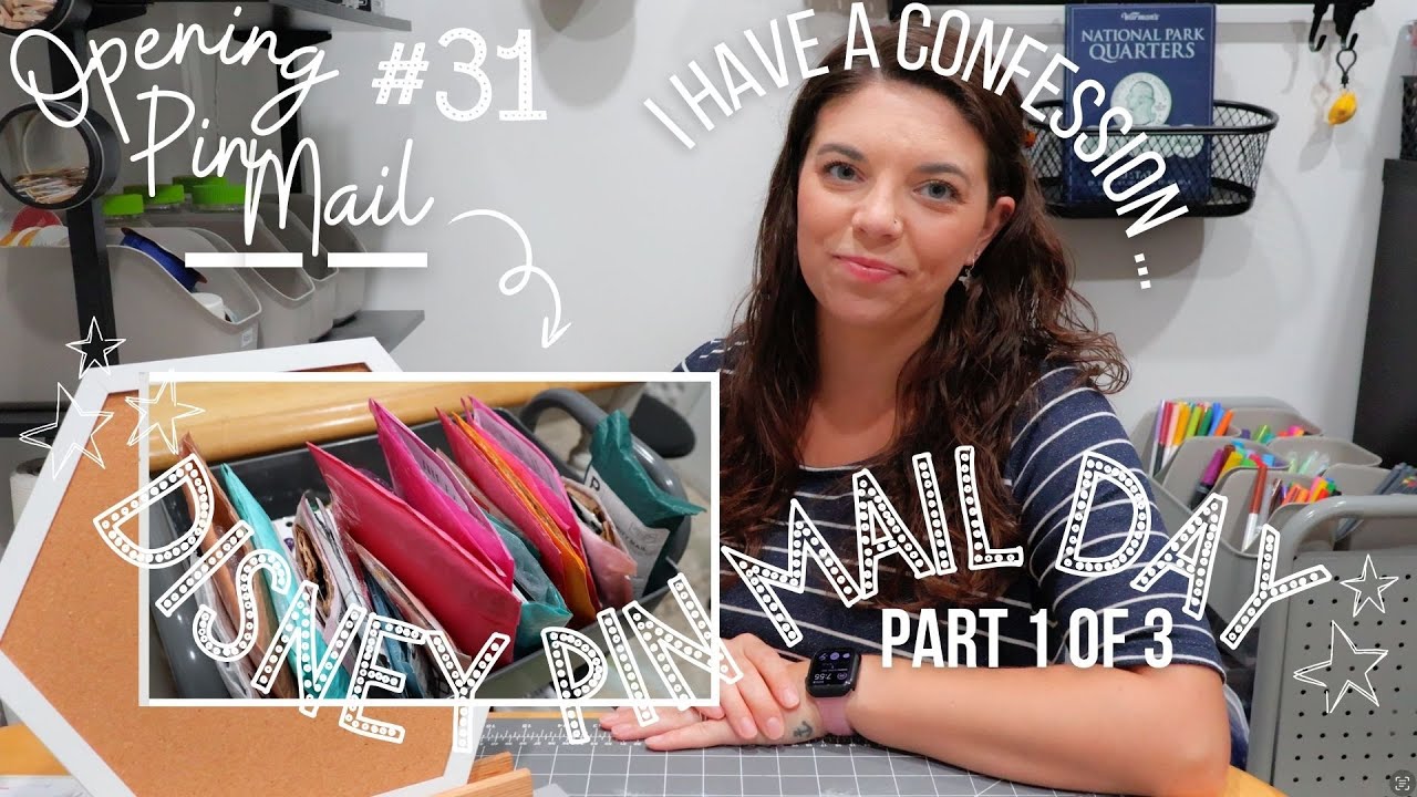 Post Vacation Disney Pin Mail Unboxing Mini Series: Part 1 of 3 (that's a mouthful) #disney #pinmail