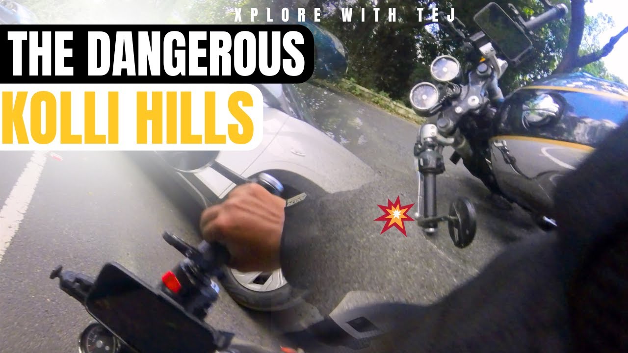 KOLLI HILLS TO YERCAUD DANGEROUS ride with 90 HAIR-PIN BENDS🤯|| TELUGU MOTOVLOG||KOLLI HILLS|YERCUAD