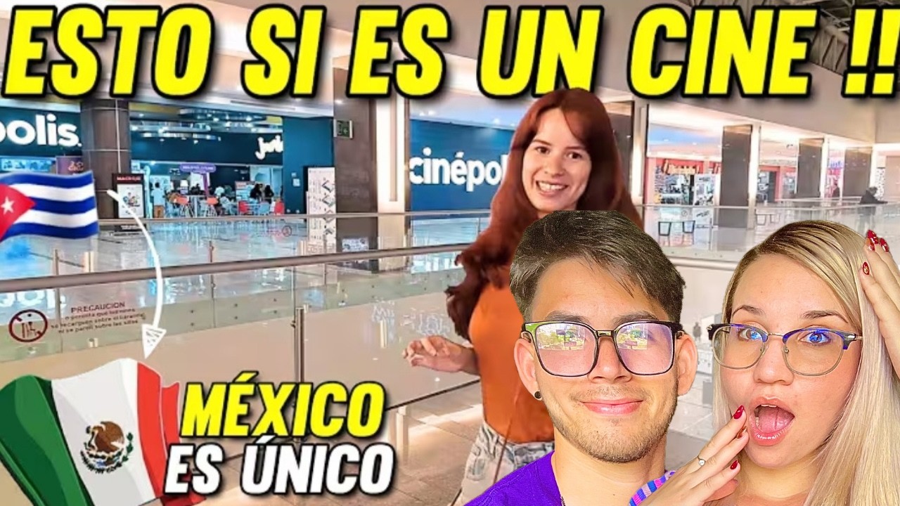 Esto NO parece un cine 🤯 Cubana reacciona al CINE VIP en México