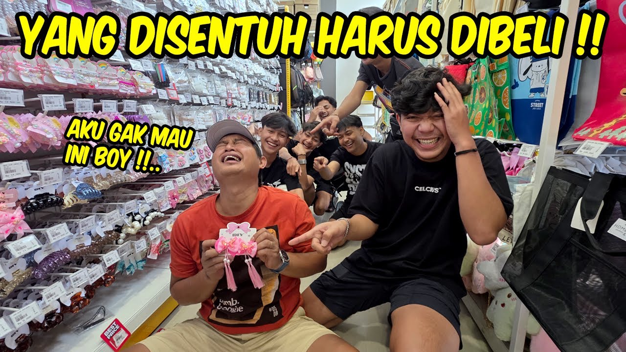 Apapun yang disentuh harus dibeli !! GAK NYANGKA MEREKA BAKAL DAPET INI..