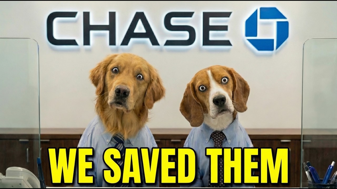 Собаки в банке Chase выявили самую большую проблему банка!