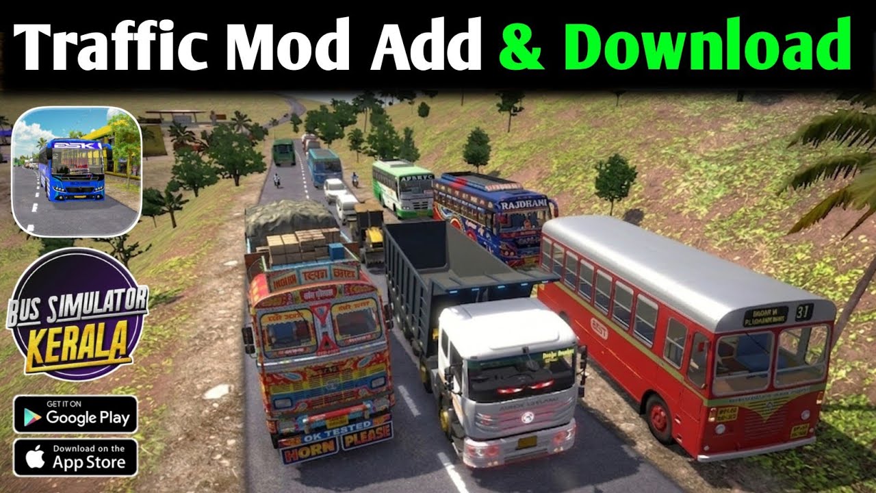 Bus Simulator Kerala Traffic Mod Install | Full Step-by-Step Guide | Add Traffic Using BSK App