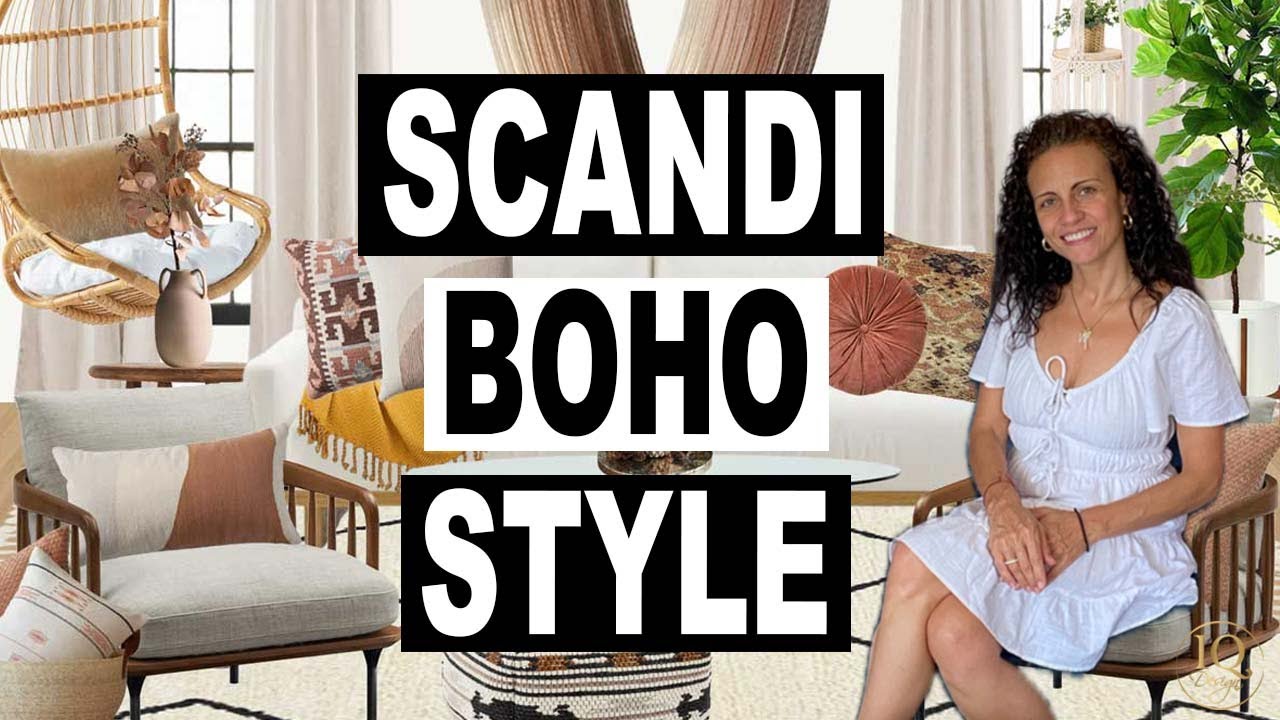 💚 Scandi Boho Living Room | How to Mix the Scandinavian Bohemian Interior Design Styles 💚