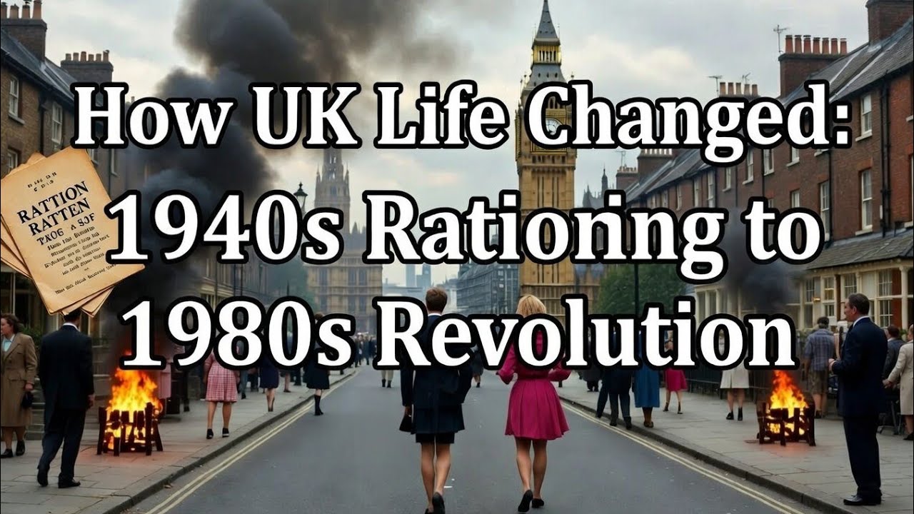 How UK Life Changed: 1940s Rationing to 1980s Revolution - Shocking Decade-by-Decade Truths 🇬🇧