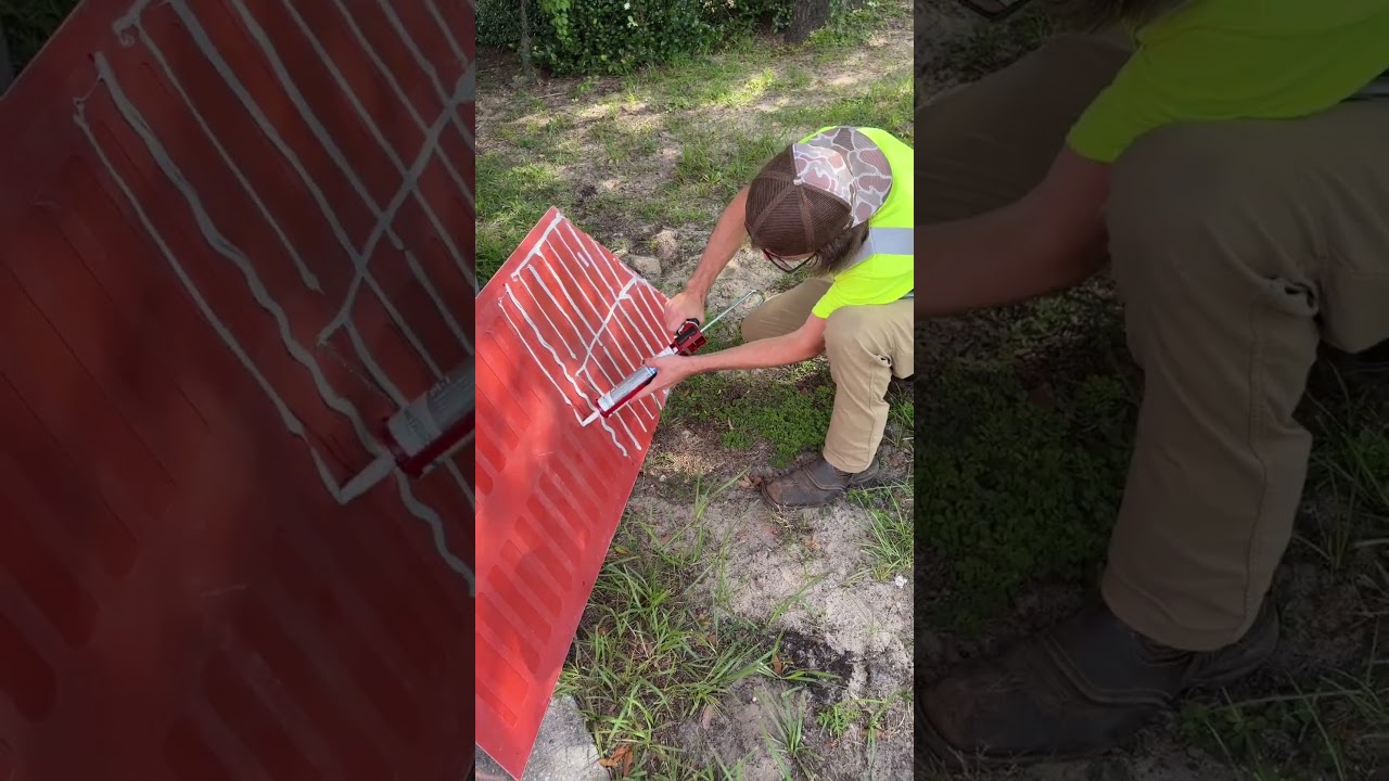 YOUR TAXES AT WORK: Our Public Works team replaced ADA sidewalk pads along Sparkman Avenue today.