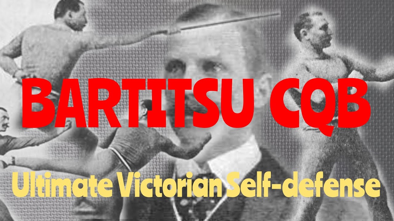 Bartitsu, close in fighting drills.With hand, cane and foot. Victorian Selfdefence
