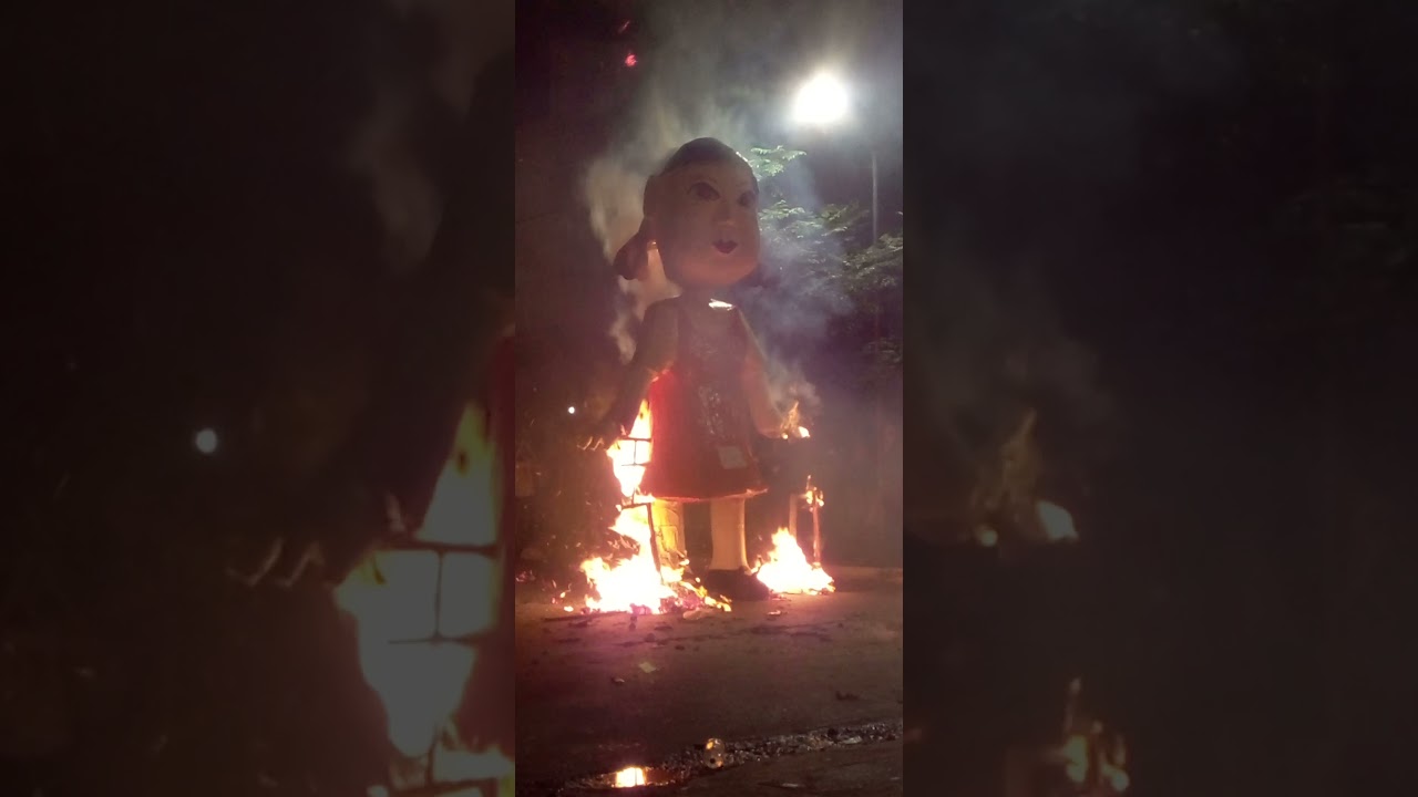 Quéma de muñecos años 2022 .Quilmes .......