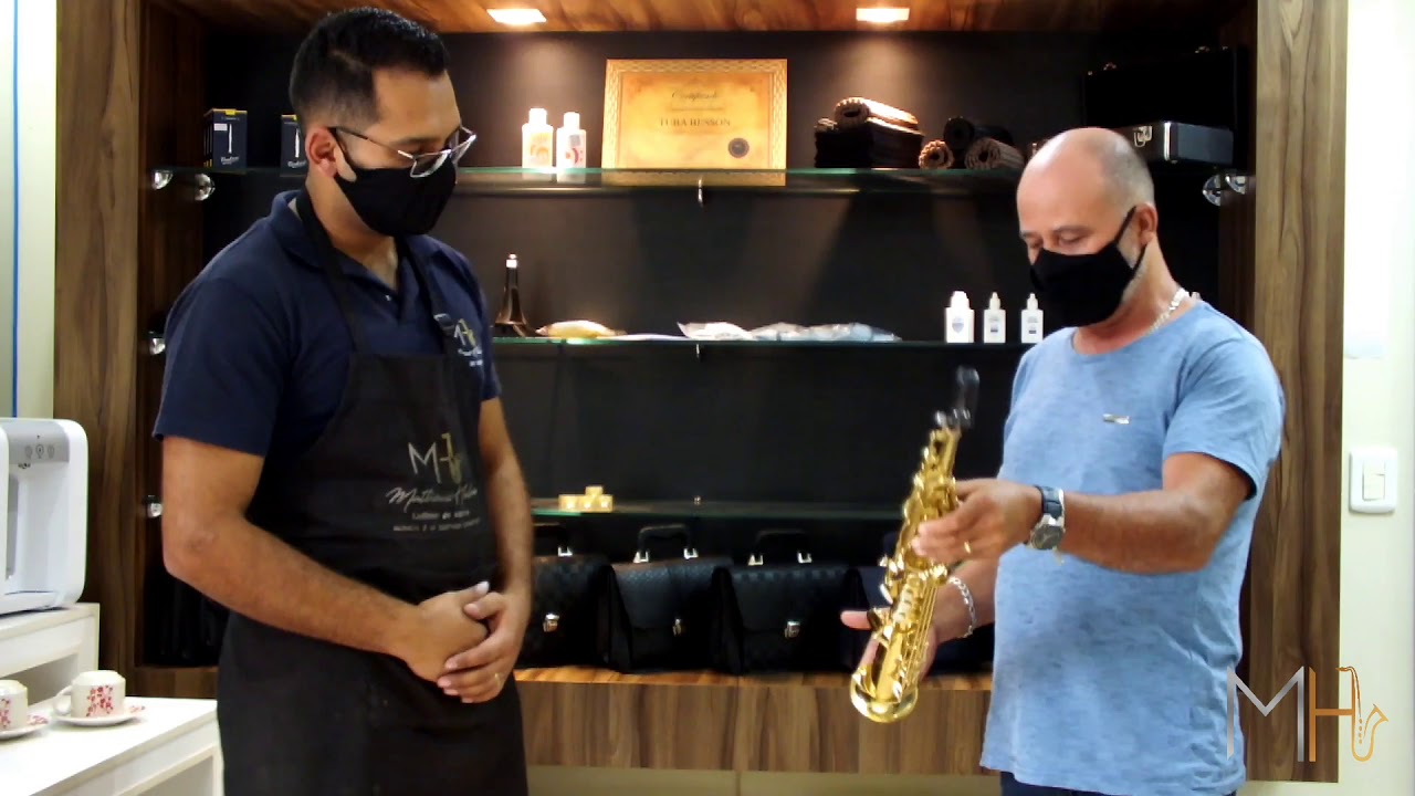 Depoimento do nosso cliente ao receber seu sax soprano Selmer SS600 ap&oacute;s uma revis&atilde;o!
