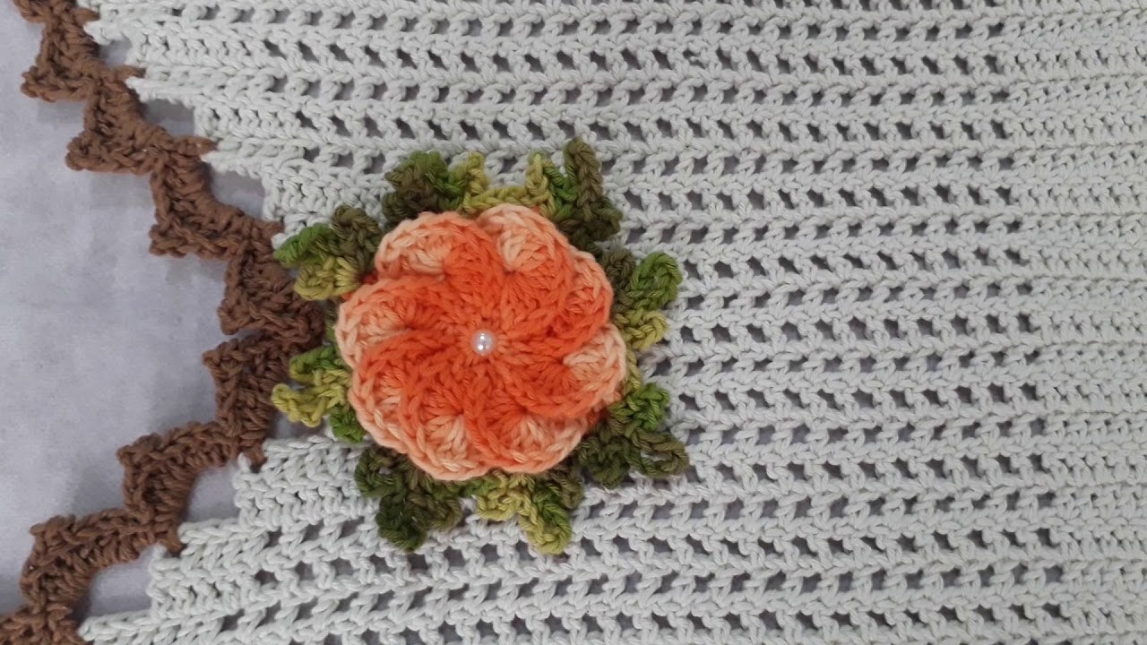 Bandô em Crochê🌷(Pronto) #LenaCrochês