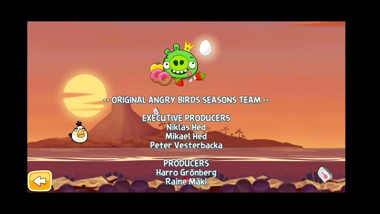 Angry Birds Seasons - Credits