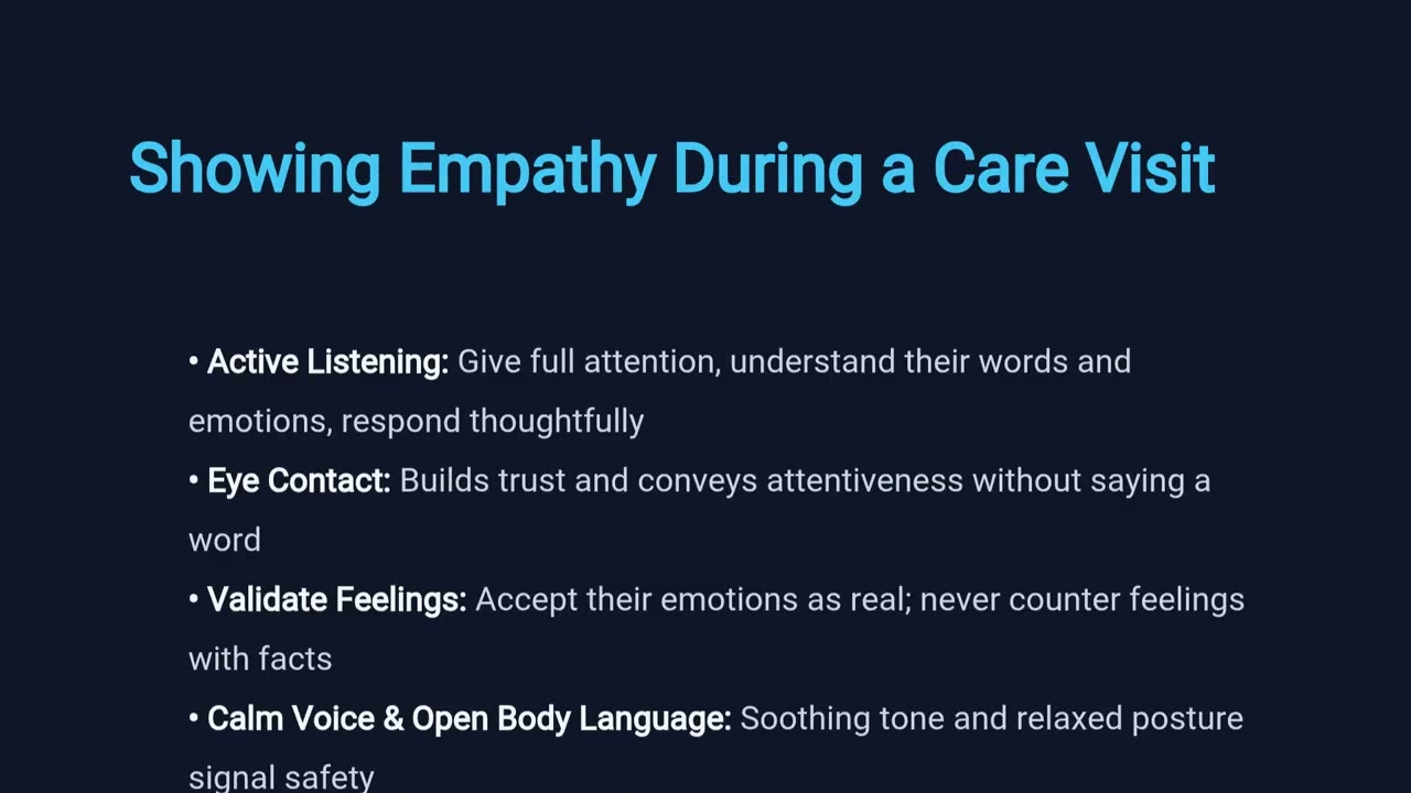 Empathy And Presence Caregiving