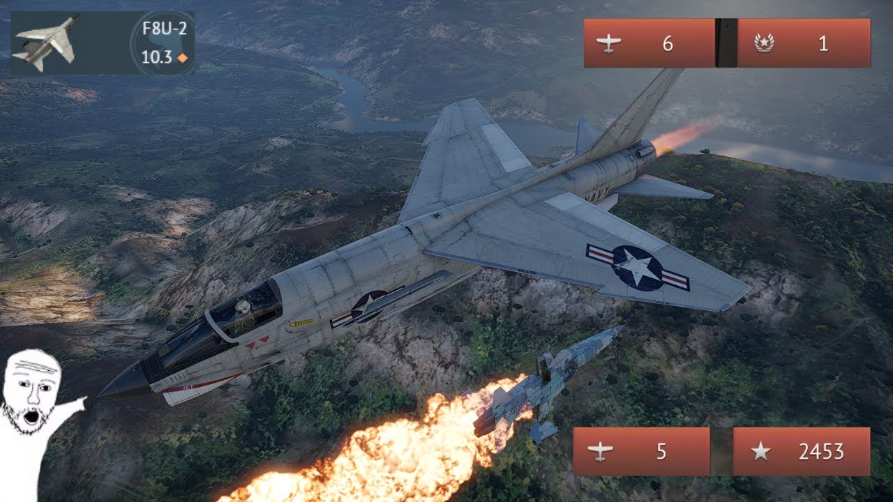 F8U-2 &mdash; one of the best aircraft I&rsquo;ve ever flown in War Thunder! [Gameplay + Memes]