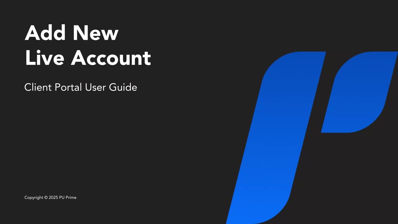 PU Prime 101: How to Add a New Live Trading Account | Step-by-Step Guide