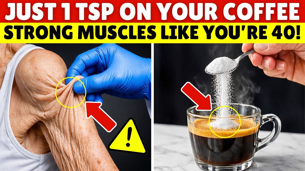 Over 60? Add 1 TSP of THIS Powder to Your Coffee to Rebuild Muscle FAST! | Senior Health Tips