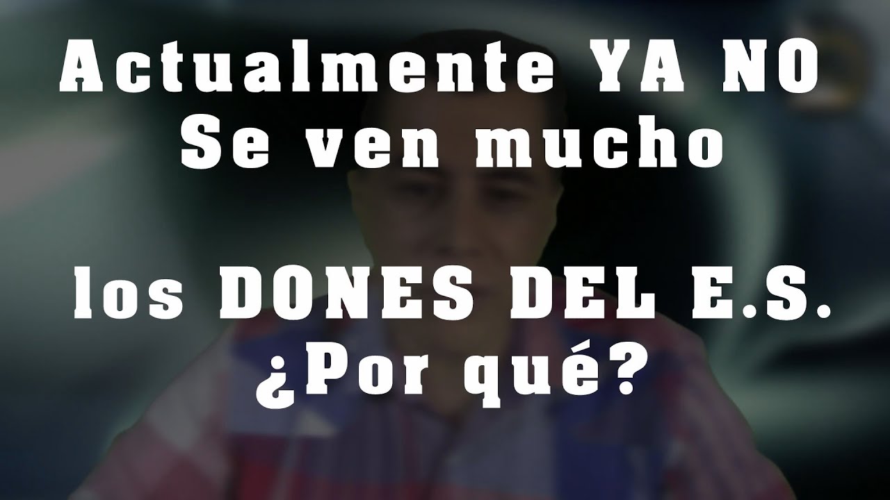 ¿ YA CESARON LOS DONES del Espíritu ?   -   ¿Por qué YA NO SE VEN mucho sanidades y milagros ?