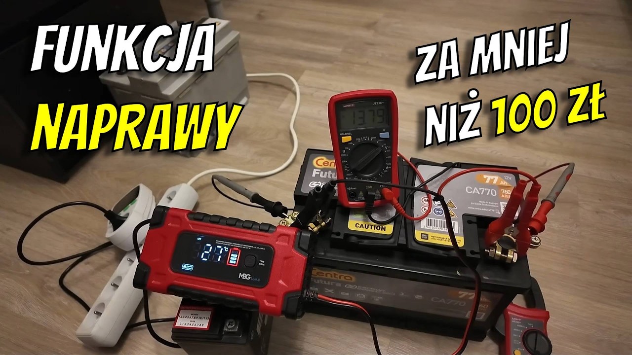 Tani prostownik automatyczny - czy warto? Test ładowarki do akumulatora 12V/24V
