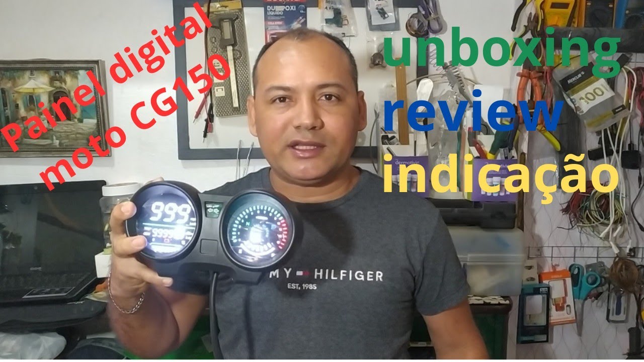Comprei o painel digital pra moto CG150