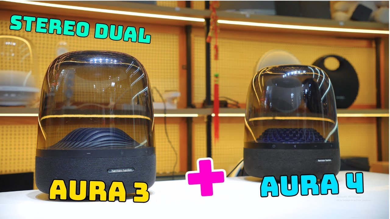 Harman Kardon Aura 3 vs Aura 4 &ndash; CONNECT DUAL So K&egrave; &Acirc;m Thanh & T&iacute;nh Năng Mới | VUA2HAND