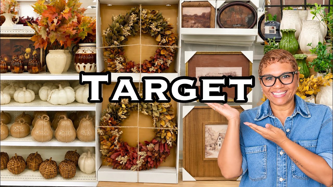 Осенний декор из Target 2026 🍂 Покупки в Target со мной &bull; Столько всего хотелось забрать домой!