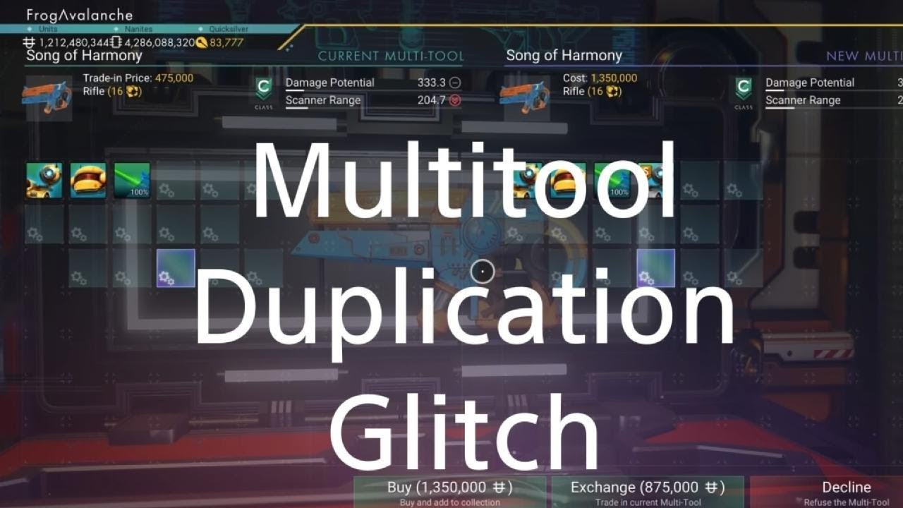 No Man's Sky: Dupe Multitools Using SHAREfactory (PS5)
