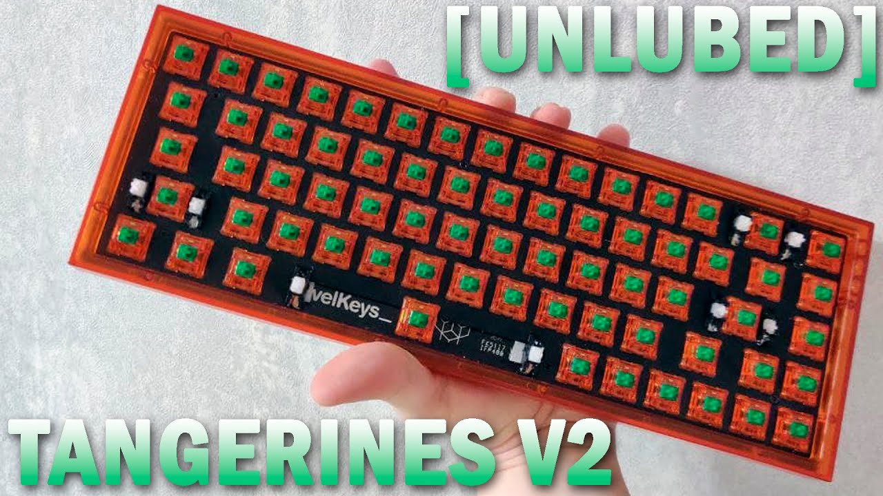 C3Equalz Tangerine V2 [NOT LUBED] // Typing sound test Linear Tangerine V2 Switches