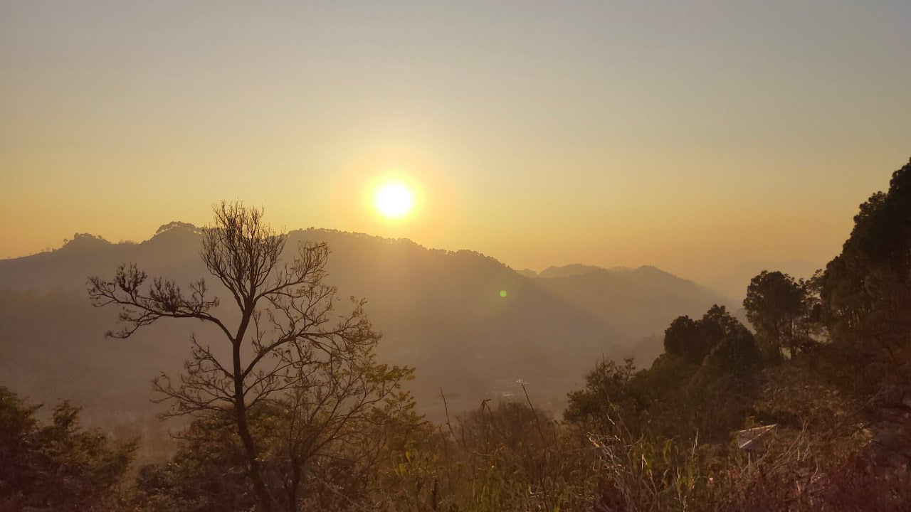 Sunset view in my village || Himachal Pradesh ||