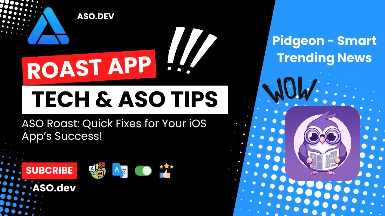 #1  ASO & Tech Tips by ASO.dev | Indie iOS App Review 