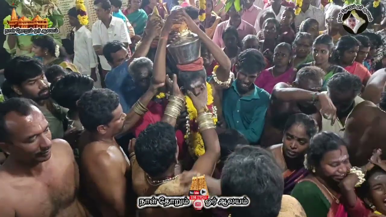 #ஆழ்வார்குறிச்சி ஸ்ரீ #சக்கரவர்த்தி #மாயாண்டி திருக்கோயில் பால்குடம் மற்றும் தீர்த்த குடம் அபிஷேகம்