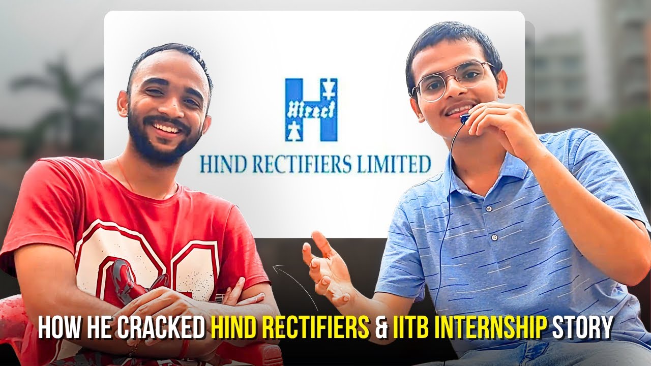 Hind Rectifiers Interview + VJTI Electrical Journey | TI, L&T, Secura, IITB Internship, Resume