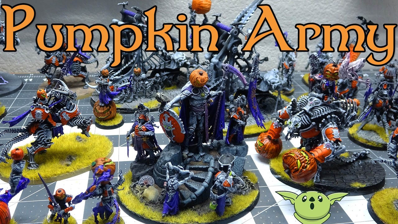 Превращение армии Warhammer в жуткую армию тыкв