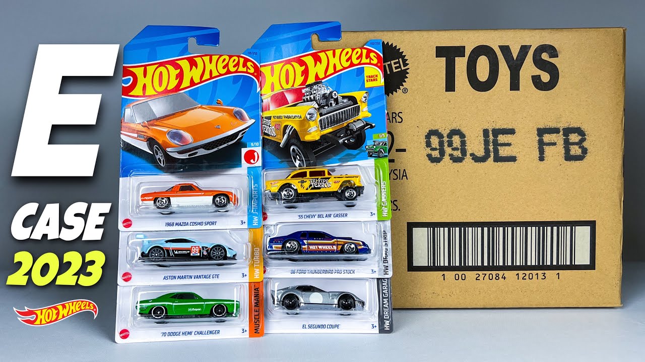 UNBOXING Hot Wheels 2023 - E case!